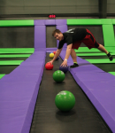 Man Preparing for Dodgeball Match